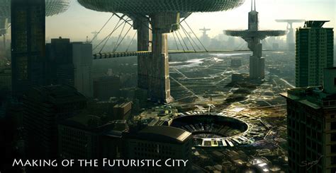 Making Of A Futuristic City Photoshop Tutorial Joebarondesigns Blog