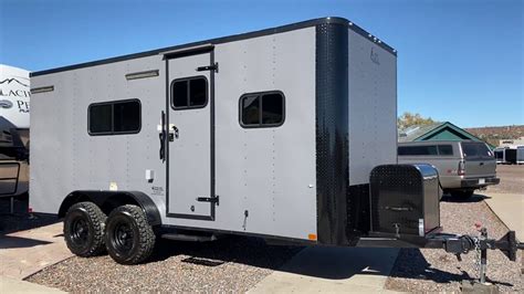 Its Here Off Road Trailer Off Road Toy Hauler With Full Bathroom