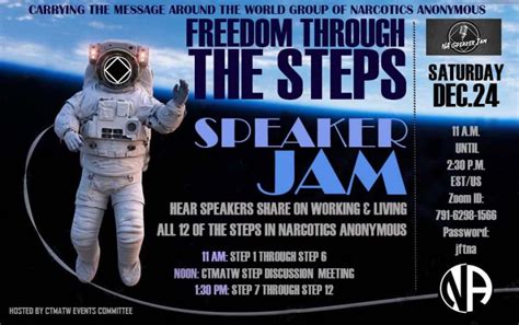 Freedom Through The Steps Speaker Jam New England Region Of Narcotics Anonymous