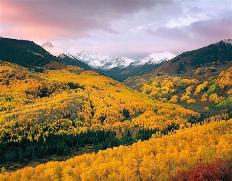 Capitol Creek Valley Colorado Autumn Photography Photo Beautiful