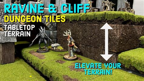 Ravine And Cliff Dungeon Tiles Set For Tabletop Gaming Terrain Youtube