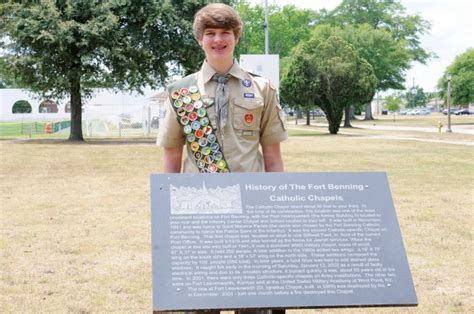 Eagle Scout Creates Memorial For Former Chapel Article The United