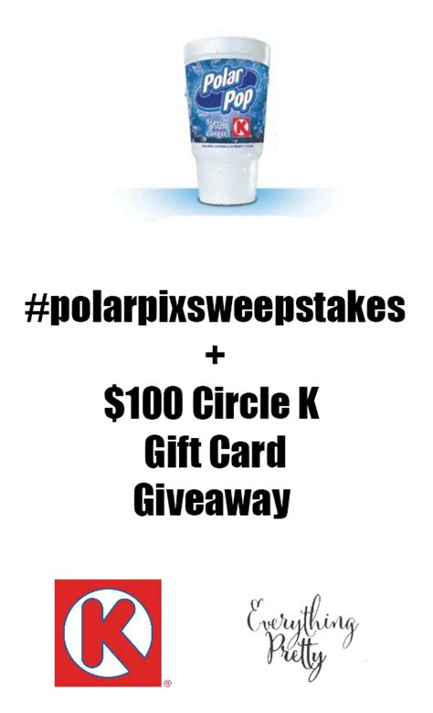 Purchase a discounted circle k gift card and start saving money immediately. $100 Circle K Gift Card Giveaway + Enter to Win Polar Pops ...