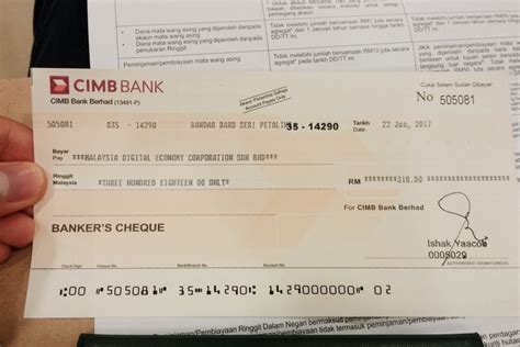 An iban number is an alphanumeric number containing information that identifies a bank, country and account number. Buying Bank Draft in CIMB Malaysia - Story of Life