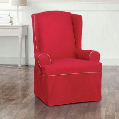 Winged armchair armchair bedroom comfortable chair teal occasional chairs arm chair with its retro design, the scott winged armchair is a very comfortable chair in which to sit and read a. Found it at Wayfair - Monaco Armchair Slipcover ...