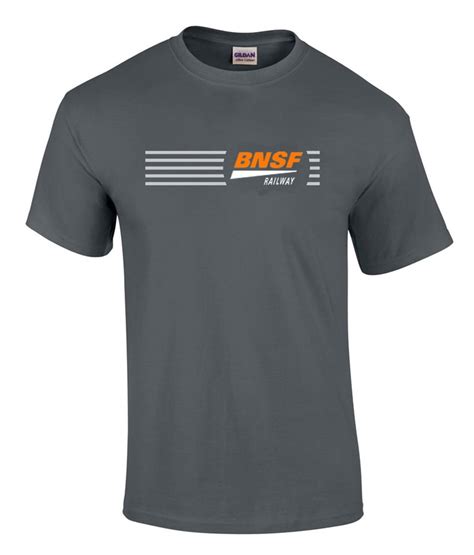 Bnsf Swish Logo Tee Shirt Charcoal Adult Unisex Xl Tee48 Walmart