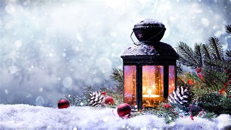 Winter Lanterns And Ornaments Wallpapers Wallpaper Cave