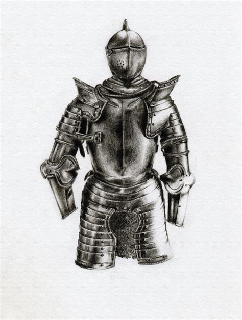 European Armor Pencil Draw By Marcofaccio On Deviantart