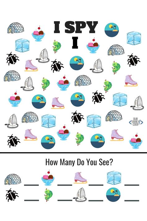 Free I Spy Printable Worksheets These Fun Games Are Great For Holidays