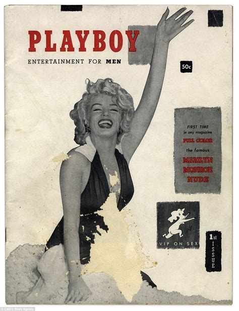 First Ever Copy Of Playboy Magazine Featuring Marilyn Monroe Naked Goes