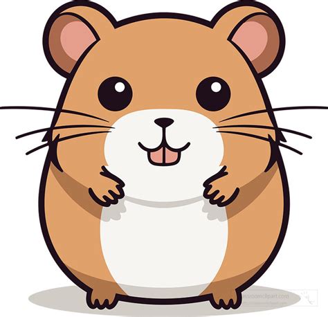 Animal Faces Clipart Cute Baby Hamster