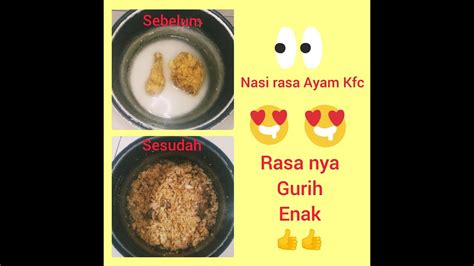 Masak nasi uduk atau nasi kuning saja, santan itu mengandung sedikit minyak sehingga tidak lengket ke bakul rice cooker. CARA MASAK NASI BARENG AYAM KFC DI RICE COOKER/MUKBANG ...