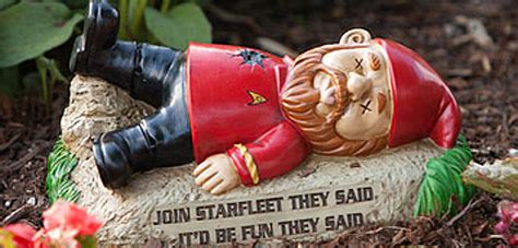 Thinkgeek Releases Hilarious Star Trek Garden Gnomes