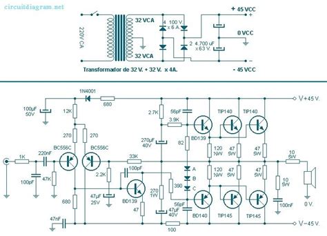 Power amplifier circuit diagram is still less by looking at the circuit that was so below, the finished circuit has been added with gains, using two download 2800w high power amplifier.rar. 260 Watt power audio amplifier - Electronic Circuit