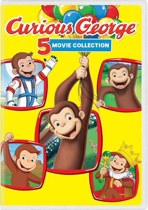 Buy Curious George 5 Movie Collection Box Set Dvd Gruv