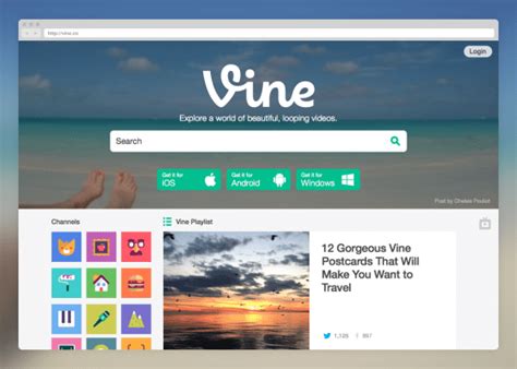 Vine Launches A Six Second Youtube Techcrunch