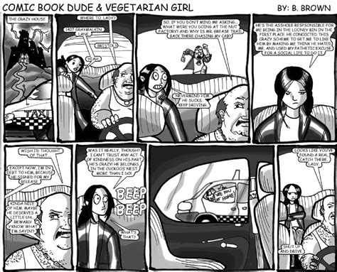 21 Taxicab Confessions In Dan Blouin S Comic Book Dude And Vegetarian Girl Comic Art Gallery Room