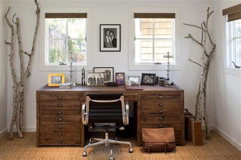 Manly Home Office Home Design And Decor Rustic Home Offices Rustic