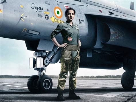 First Look Poster Of Tejas Kangana Ranaut An Indian Air Force Pilot