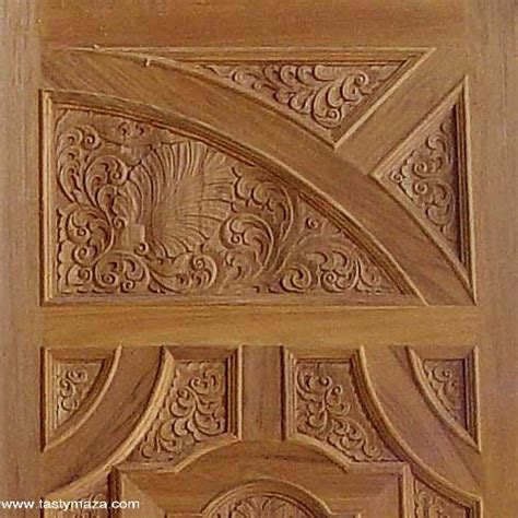The most common wood carving door material is birch. Door Design Collection