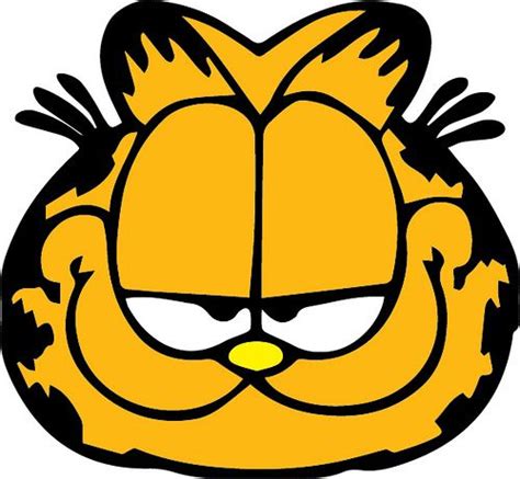 Garfield Head Drawing Cartoon Faces Cartoon Drawings Garfield Cartoon