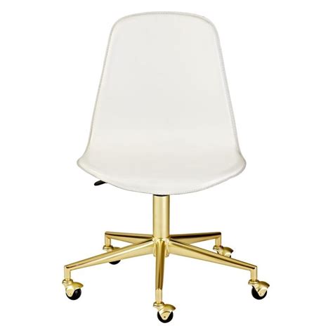 Class Act White Gold Desk Chair Desk Chair Chair