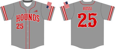 Hounds Custom Traditional Baseball Jerseys