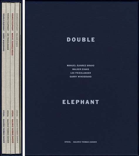 Double Elephant 1973 74 Manuel Álvarez Bravo Walker Evans Lee