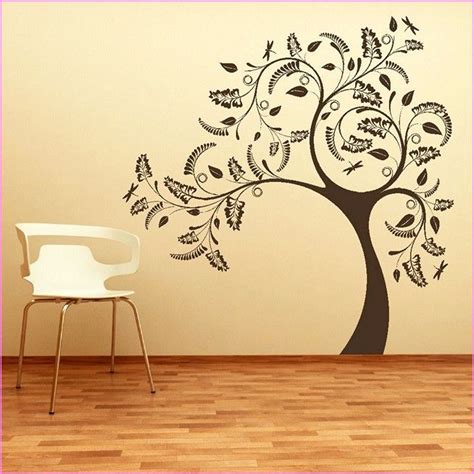 Large Wall Tree Stencils For Painting Wall Design Ideas