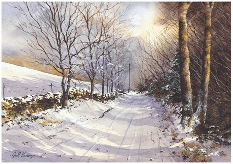 Color Palettes For Winter Landscape Paintings Artists
