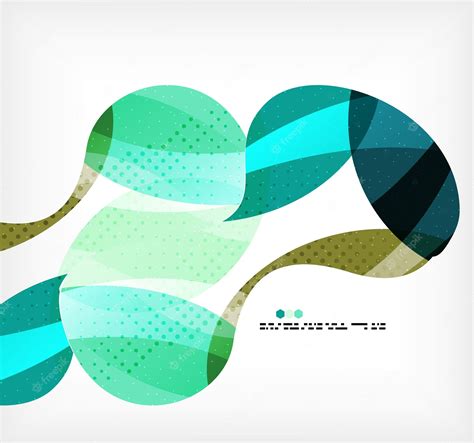Premium Vector Colorful Abstract Flowing Shapes