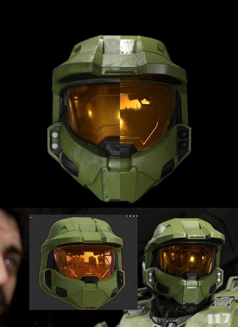 Halo 3 Vs Halo Infinite Mk Vi Helmet Comparison Rhalo