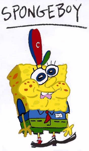 Spongeboy Ahoy In Color 20th Anniversary Art By Nightmare1398 On