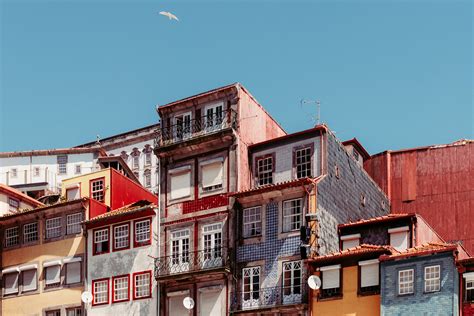 Houses And Buildings In Porto Portugal Image Free Stock Photo