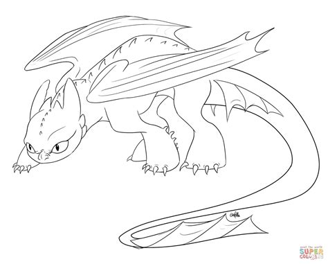 Baby Toothless Dragon Coloring Pages Coloring Home