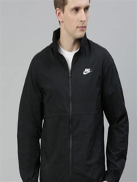 Buy Nike Men Black Solid Sporty Jacket Jackets For Men 13250412 Myntra