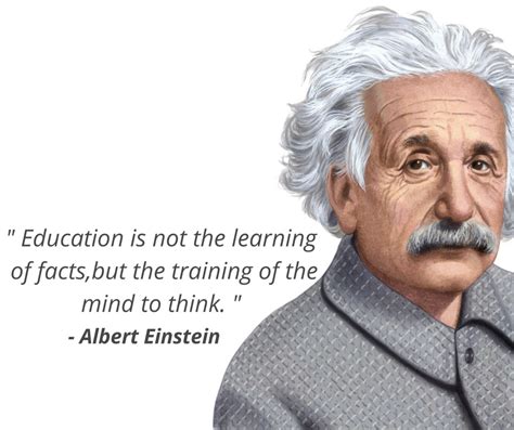 Education Is Not The Learning Of Factsbut The Training Of The Mind