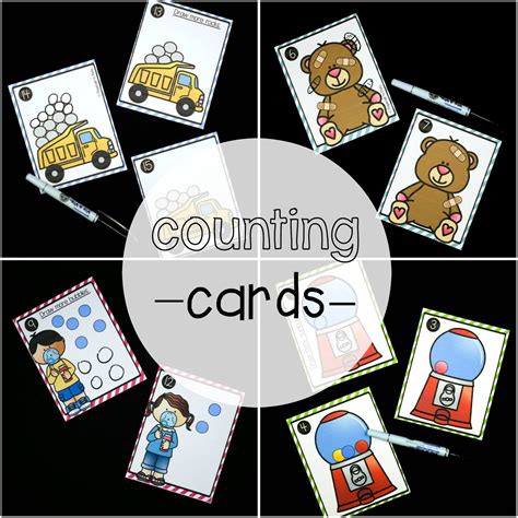 Printable Number Counting Cards