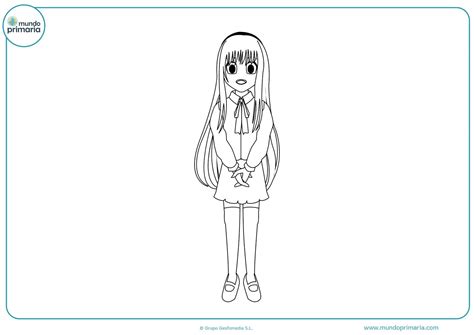 Dibujos Manga y Anime para Colorear Imprimir Gratis
