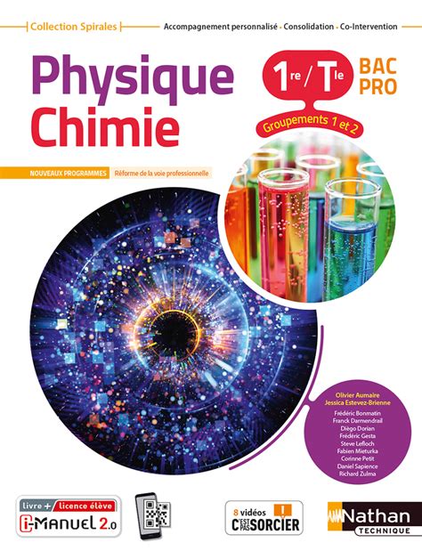 Physique Chimie 1retle Bac Pro Groupements 1 Et 2 Livre