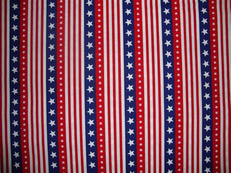 Bty Americana Red White And Blue Stars And Stripes Fabric By Oakhurst