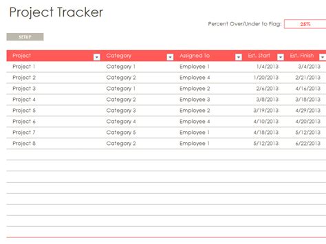 Search on the internet multiple project tracking template excel. Excel-project-Tracking-Template.png (800×600) | Project ...