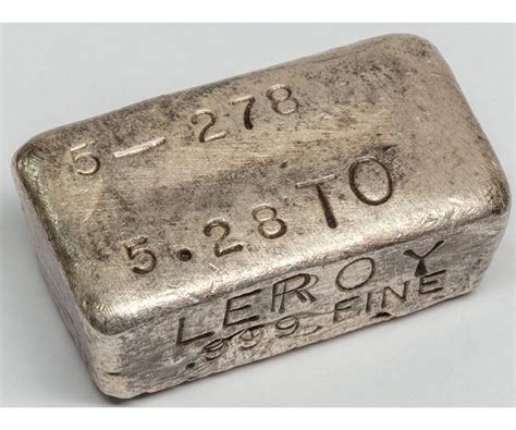C And S Incorporated Silver Ingot 1 Holabird Western Americana Collections