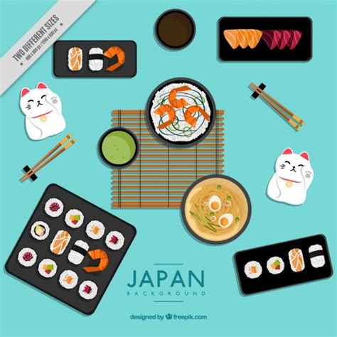 For example, we can use these cookies to learn more about which features are the most popular with our users and where we may need to make improvements. Background about japanese food and culture Free Vector in ...