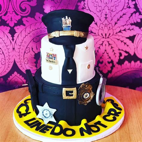 Police Captain Cake Police Birthday Cakes Police Cakes Police Birthday