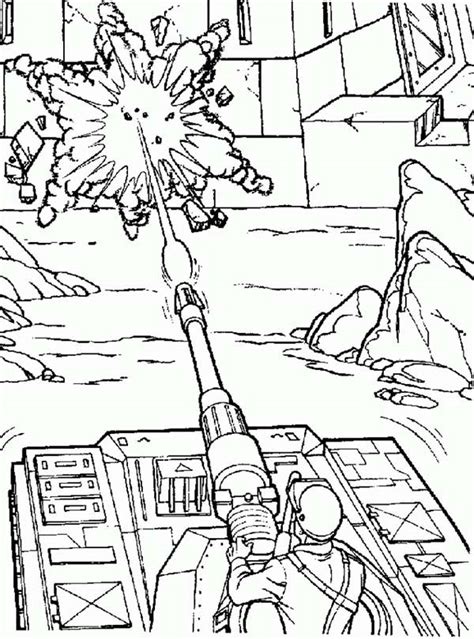 Army tank coloring pages | only coloring pages in 2019. Action Man Bombing Fortress With Tank Coloring Pages ...