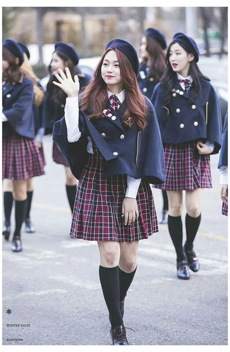 Baju Sekolah Korea Wanita Baju Brokat
