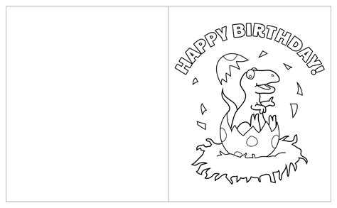 10 Best Printable Birthday Cards To Color Pdf For Free At Printablee