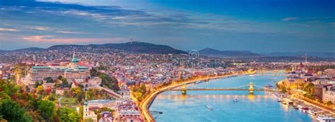 Budapest Panorama Stock Image Image Of Capital Hanging 101757501