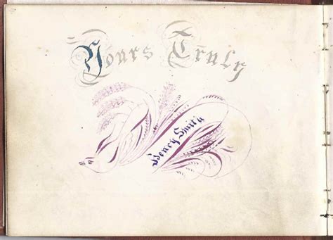 Heirlooms Reunited 1870s Autograph Album Of Julia Etta Ayers Of